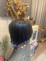 コケット(Coquette)&nbsp;バレイヤージュ ブルー×ブラック