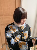 ウユ(uyu)&nbsp;マッシュボブ、マロンベージュ