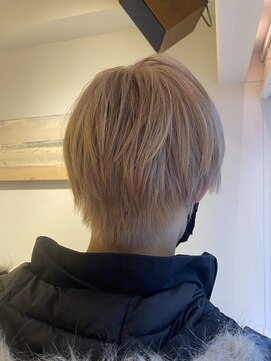 エイト新宿店(EIGHT shinjuku) メンズハイトーン×ラベンダーベージュ【EIGHT新宿】