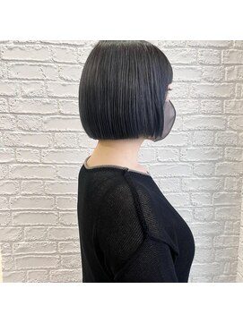 ルービック 梅田茶屋町(Rubik) lavender gray × mini bob