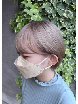 アンダーバーホワイト 芦屋店(_WHITE) 王道可愛いハイトーン♪~white milk tea~