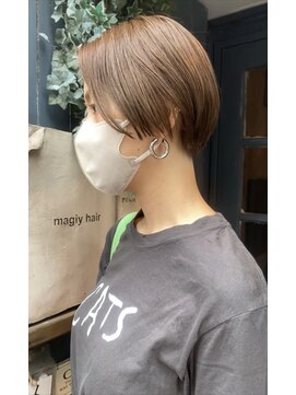 マギーヘア(magiy hair) magiyhair【nico】ミニボブ　ショート　センターパート