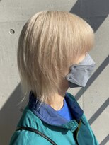 ゲーム 吉祥寺店(GAME)&nbsp;ダブルカラーブロンドベージュカラーケアブリーチハイトーン韓国