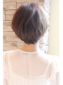 【30代40代50代】大人可愛いショートボブ　襟足スッキリ