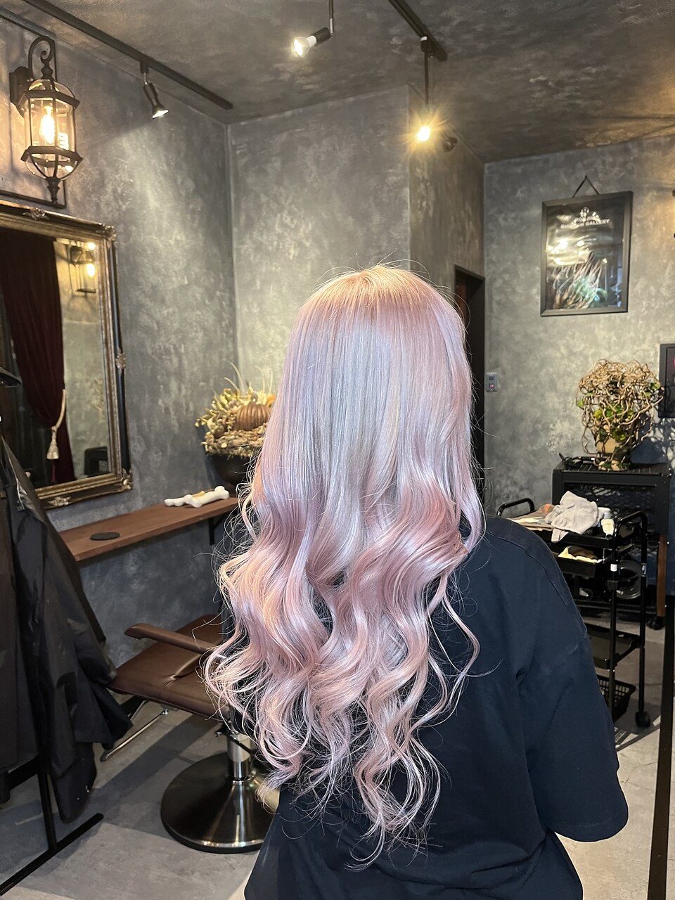 透明感ホワイトブリーチ☆シャンパンピンク☆20代30代：L172806875