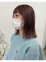 キー(kii)&nbsp;ピンクベージュ/ブリーチカラー　福岡　天神　薬院　20代