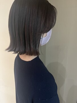 カーサ キッチン(KITCHEN) 大人ナチュラルスタイル 切りっぱなしボブ