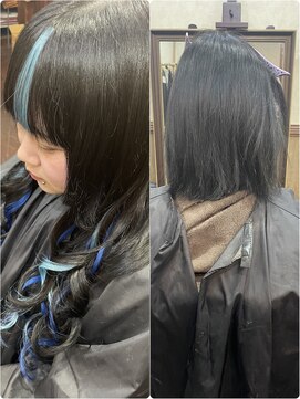 ディー エメ(D-aimer-) ボブショートからのロングエクステ