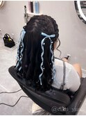 ハーフツイン【クランソア】心斎橋ヘアメ/ヘアセット