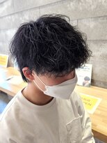 ニアウ 伊勢崎連取店(Niau)&nbsp;マッシュウルフ前下り波巻きツイストスパイラルパーマショート