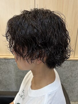 ニアウ 伊勢崎連取店(Niau) メンズマッシュパーマツイストスパイラルパーマ波巻きパーマ