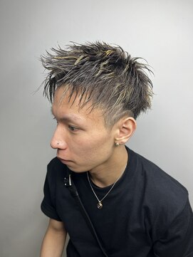 ブルーオーシャン 久留米店(BlueOcean) 金メッシュ×ラインアート