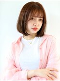 <土屋結良>薄めバングのワンカールボブ
