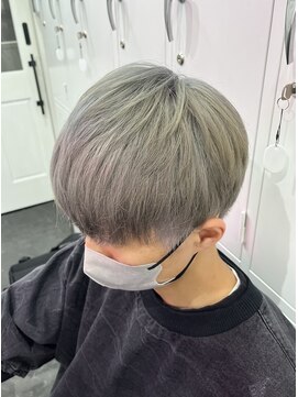 ゲーム 渋谷店(GAME) グレーカラーマッシュカット