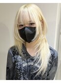 抜きっぱなしブロンド×レイヤーカット
