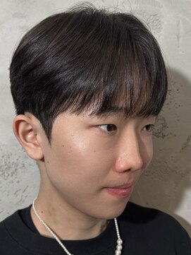 ノラ ヘアーサロン(NORA HAIR SALON) 韓国シースルーマッシュ黒髪マッシュカルマパーマダウンパーマ