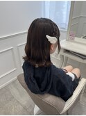 【ヘアメ】清楚ヘア＊編み込みヘアメ＊新井