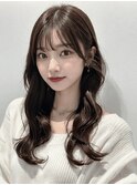 【艶感★韓国前髪】韓国風20代30代大人可愛いカール