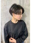 シークレットハイライト×ハンサムコンパクトショート