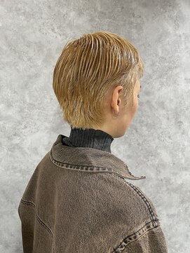 コーパル(copal) ベリーショート・ワンブリーチのハイトーンベージュ