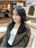 ナチュラル×透明感レイヤースタイル