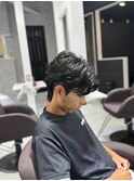 フェザーショート×ダウンパーマ