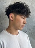 ソフトスペインカールメンズパーマメンズマッシュ群馬高崎眉毛