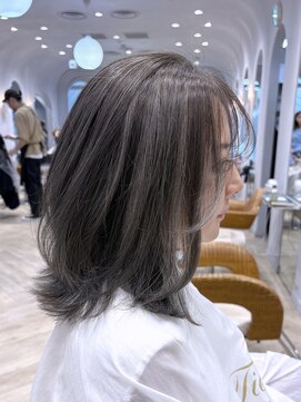 ティエラ 原宿 表参道(Tierra) 【Tierra美侑】30代40代ok白髪ぼかしハイライトカラー