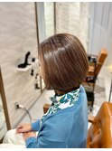 ナチュラルな白髪ぼかしハイライト[浦添/経塚/白髪ぼかし/首里]