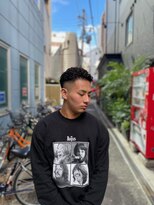 クフィア メンズヘアー カンポ 天王寺店(CUFFIA MEN'SHAIR CAMPO)&nbsp;ツイストパーマソフトモヒカンマンバンヘアコンマパング