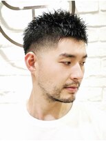 ヘアーアンドグルーミング ヨシザワインク(HAIR&GROOMING YOSHIZAWA Inc.) メンズバーバーベリーショートフェードスタイル理容室刈り上げ