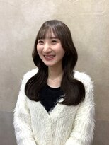 びゃんびゃん 江端店&nbsp;大人ガーリー/ピンクベージュ/似合わせカット/イメチェン/前髪