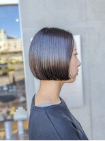 オーガニックエコ 川越(organic+eco) 20代30代かわいい切りっぱなしコンパクトボブ