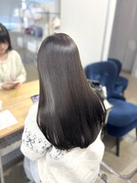 リラクオーレ 三宮 元町(LIRA CUORE) オリーブグレージュ×髪質改善縮毛矯正