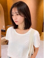 サボ 栄店(sabo) ベージュカラー × 顔まわりレイヤー