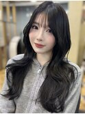 >>暗髪艶々 レイヤーカットで大人っぽく