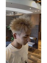 フェノメノン 岐阜(PHENOMENON)&nbsp;スパイキーショート/ミルクティーベージュ/ツーブロック