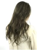 Carin那覇真嘉比店/小顔/オリーブカラー/セミウェットウェーブ