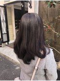 暗髪ナチュラルレイヤー