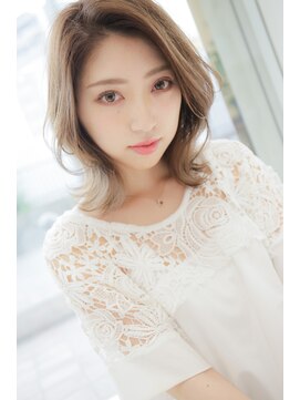 ノエル(NOEL) 外ハネミディ★とろみカール。