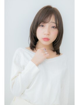 カバーヘアアンドスパ ブリス 浦和(COVER HAIR&SPA bliss) クラシカルな前下がりワンカールツヤセミディZ浦和20代30代40代