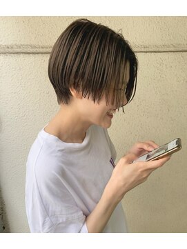 スタジオ ノル(studio noll) 【新宿 studio noll.佐田】ハイライト×ハンサムショート