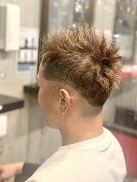 1+ アンプリュス(Unplus) メンズフェード七三オールバック/市川/市川駅北口/市川真間/