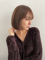 トレス(TRESS)&nbsp;切りっぱなしボブ/簡単スタイリング/ベージュカラー