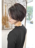 前下がりグラデーションショート/オイル仕上げ