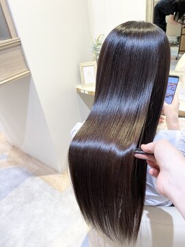 アンド ラ ブランシュ(&.La Blanche) 顔型別ヘアスタイル/大宮/髪質改善/縮毛矯正/マロンベージュ