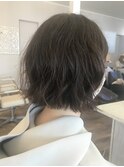 切りっぱなしボブ
