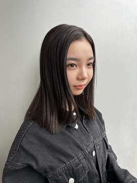エアー 青山(AIR) 暗めの艶髪!アッシュブラック☆  air-AOYAMA諸見里