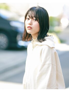 ヴィスコ(visco) 外ハネぱつんボブ/切りっぱなし/ミディアム/20代/30代/40代/