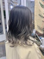 ベニス(VENICE)&nbsp;裾カラーシルバーグレー